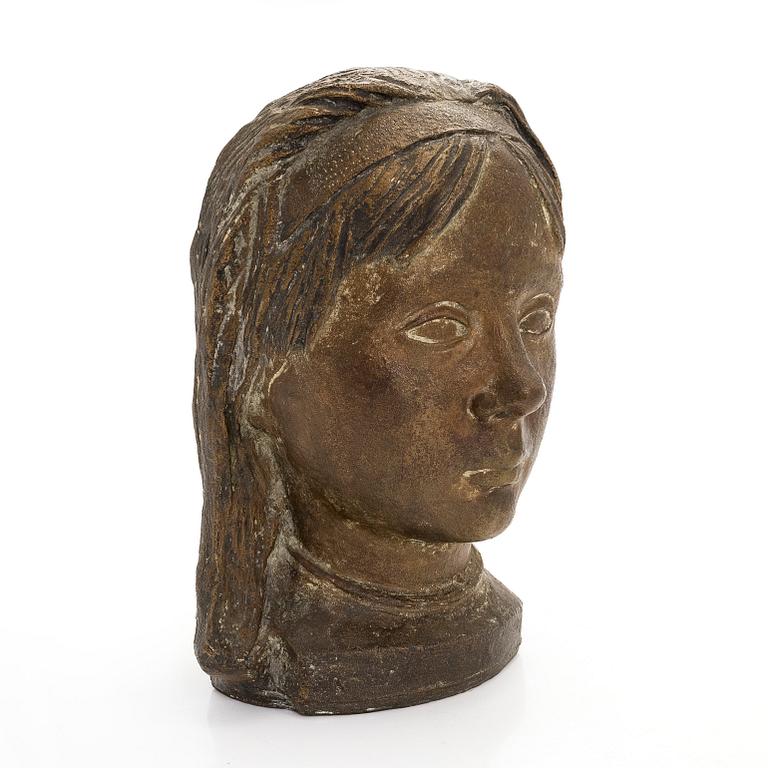 Viljo Mäkinen, A girl's head.