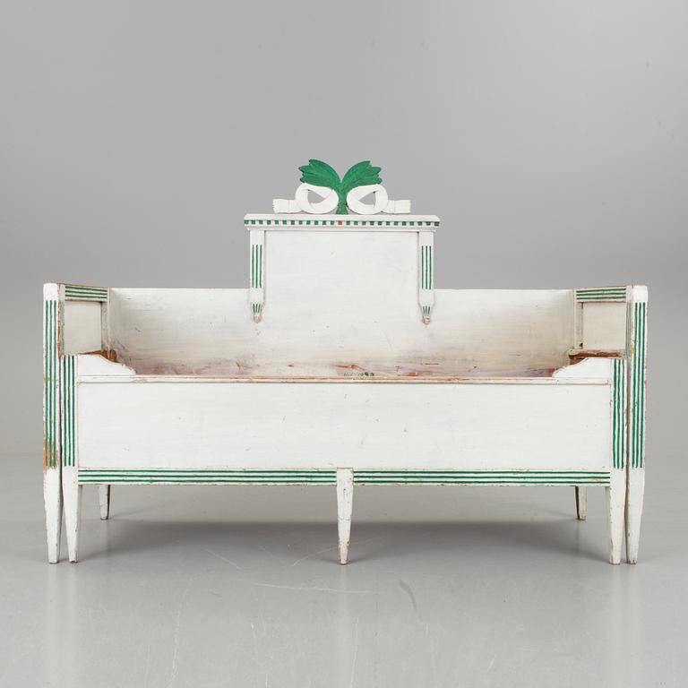 SOFFA, gustaviansk, 1700-talets slut.