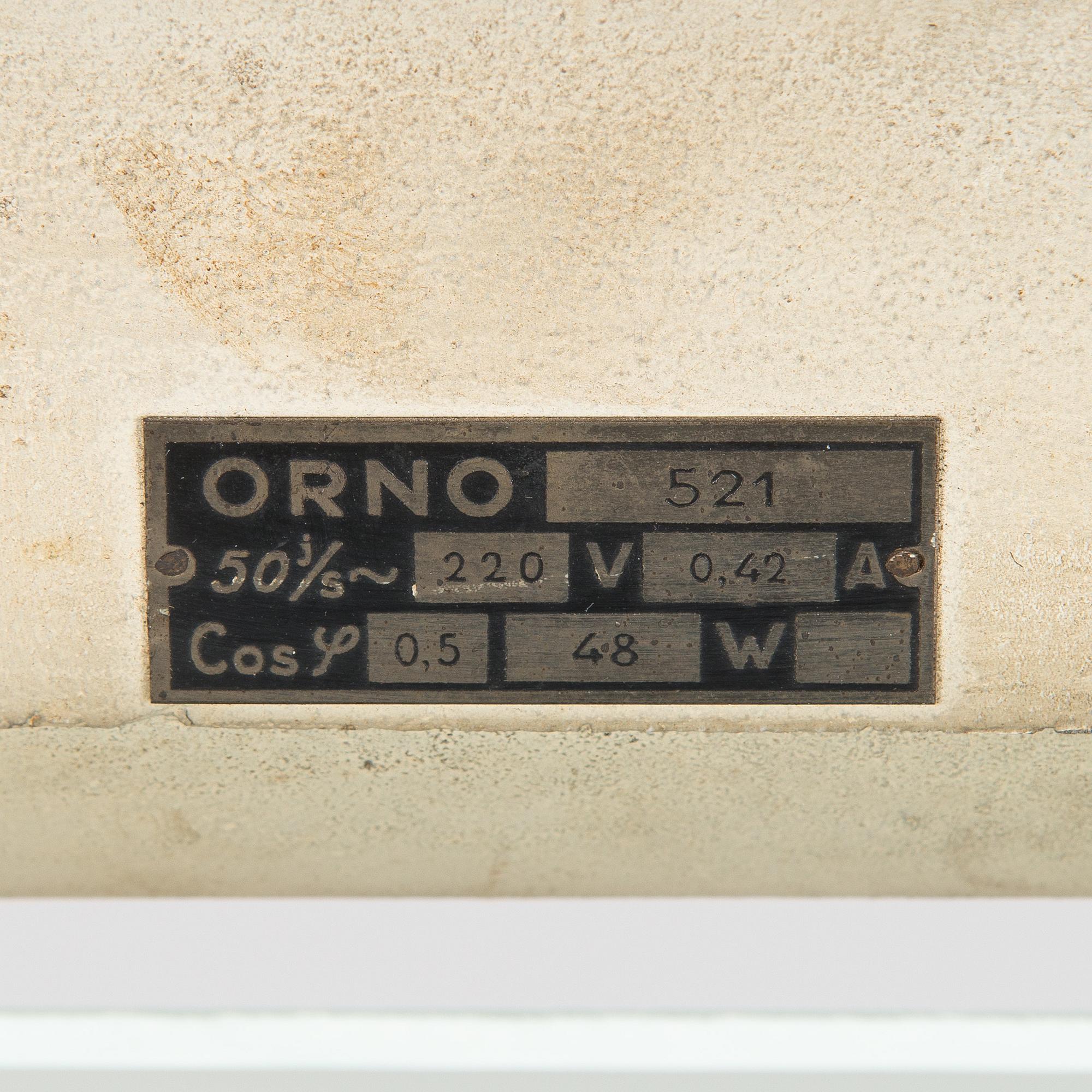 Lisa Johansson-Pape, A 1940s fluorescent light model 521 for Stockmann Orno, Finland.