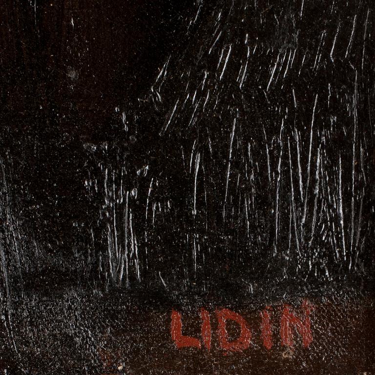 ROLF LIDIN, Signed Lidin, oil on canvas.