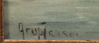 ARUP JENSEN, olja på duk, signerad.