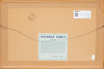 SVENOLOV EHRÉN,färglitografi, signerad, numrerad 184/360  och daterad- 71.