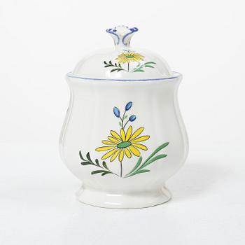 A part coffee set, "Oiseaux de Paradis" Gien, France, 21st century. (14 pieces).