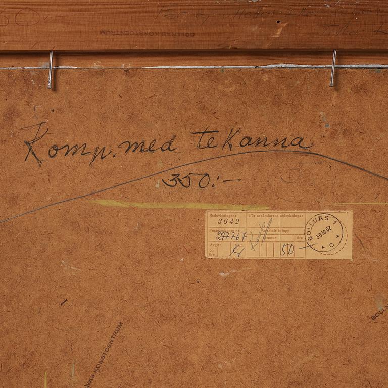 Hugo Wickman, 'Komposition med tekanna'.