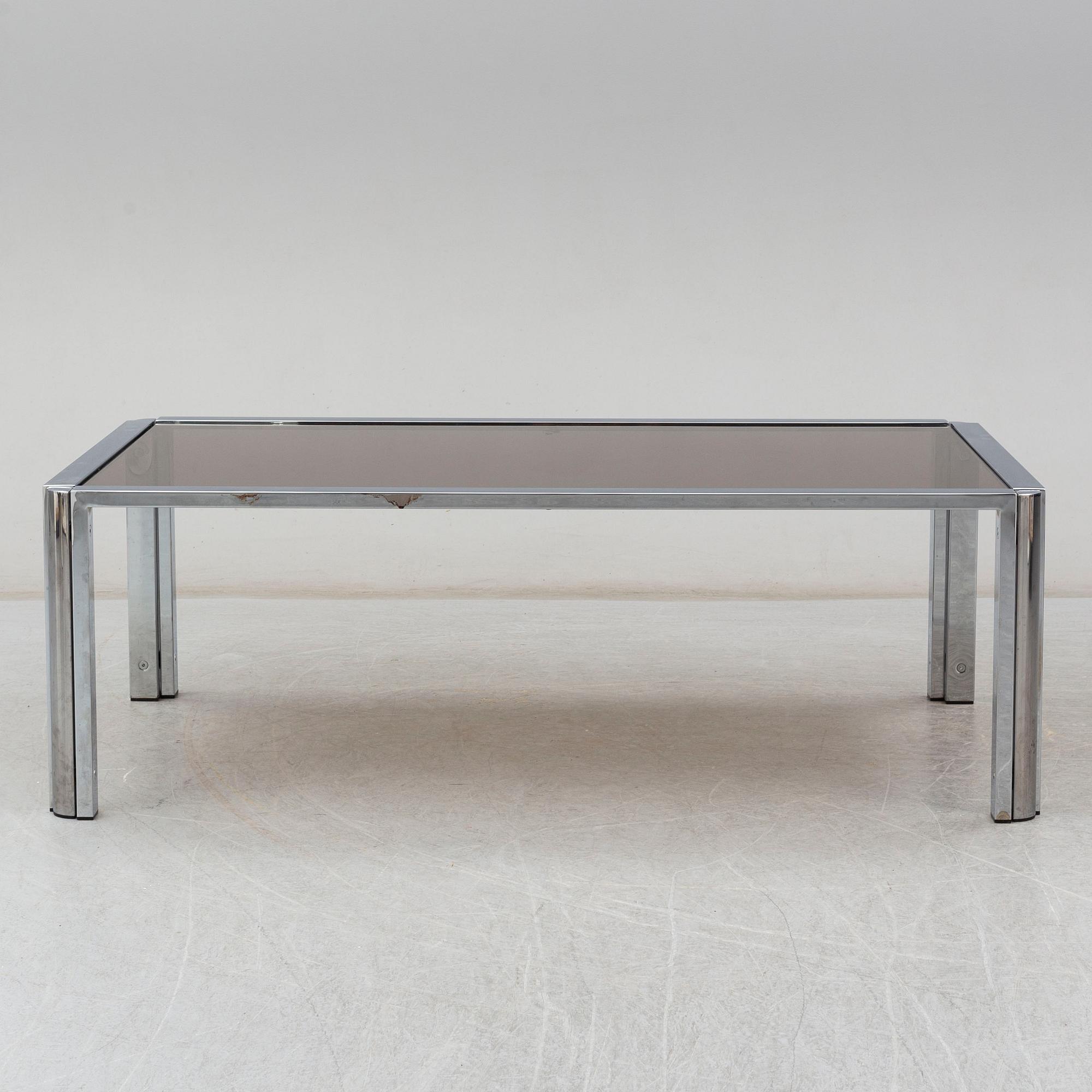 a coffee table and a side table from the late 20th century.