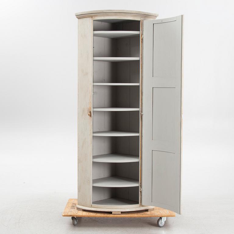 Hörnskåp, 1800-talets andra hälft.