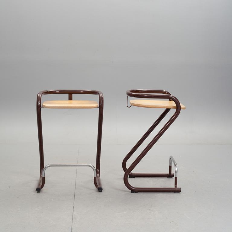 BARSTOLAR, 4 st. Börje Lindau Lammhults. 1900-talets andra hälft.