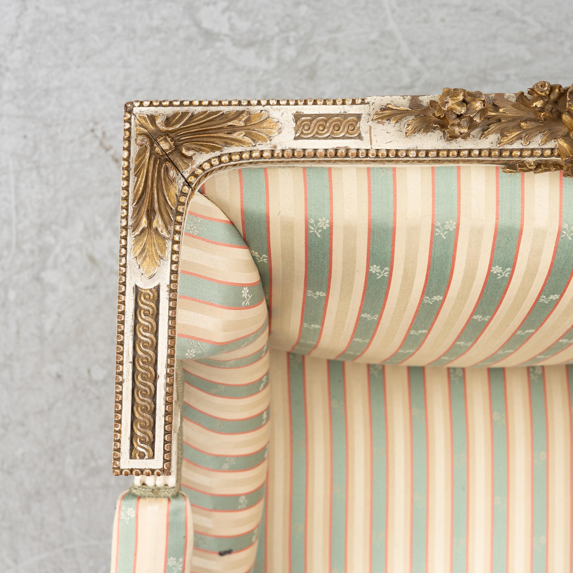 Fåtöljer,ett par,  Louis XVI-stil, 1900-talets början.