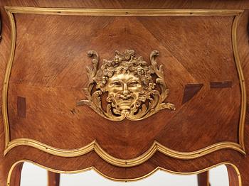 A Napoleon III writing desk, late 19th century.