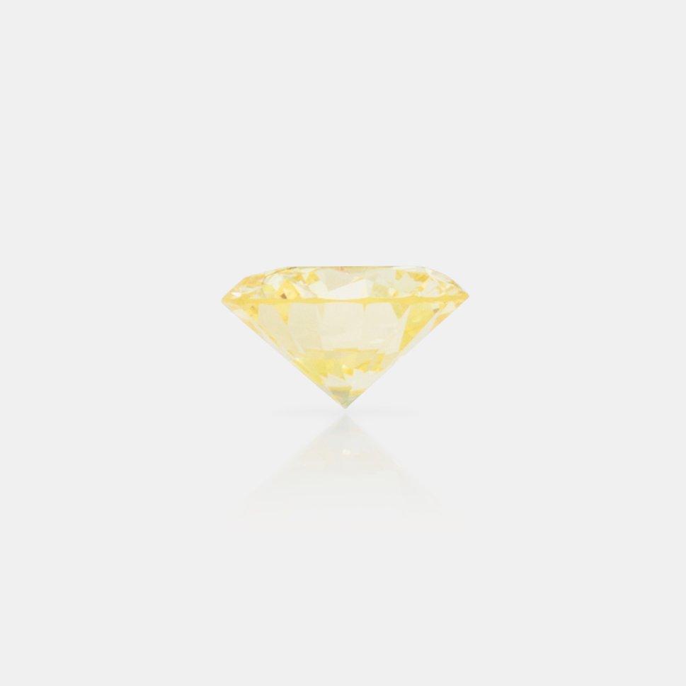 LÖS DIAMANT, fancy light yellow/VVS 0.98ct.
