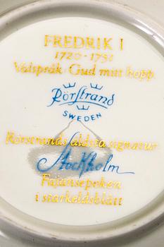 A set of 18 custard cups Rörstrand later part of the 20th century.