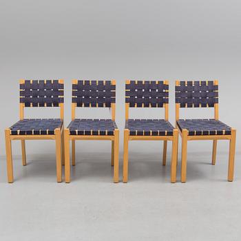 Aino Aalto, 4 chairs modell 615, Artek.