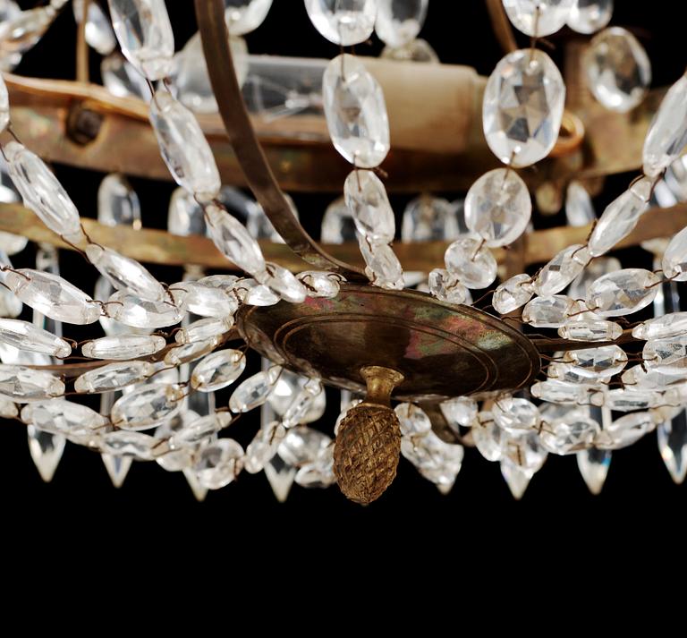 LJUSKRONA, sengustaviansk stil, tidigt 1900-tal. H 75.