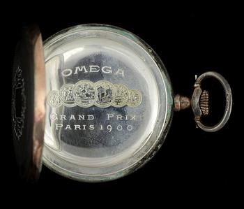 FICKUR, 3 st,  bla Omega, 1800/1900-tal.