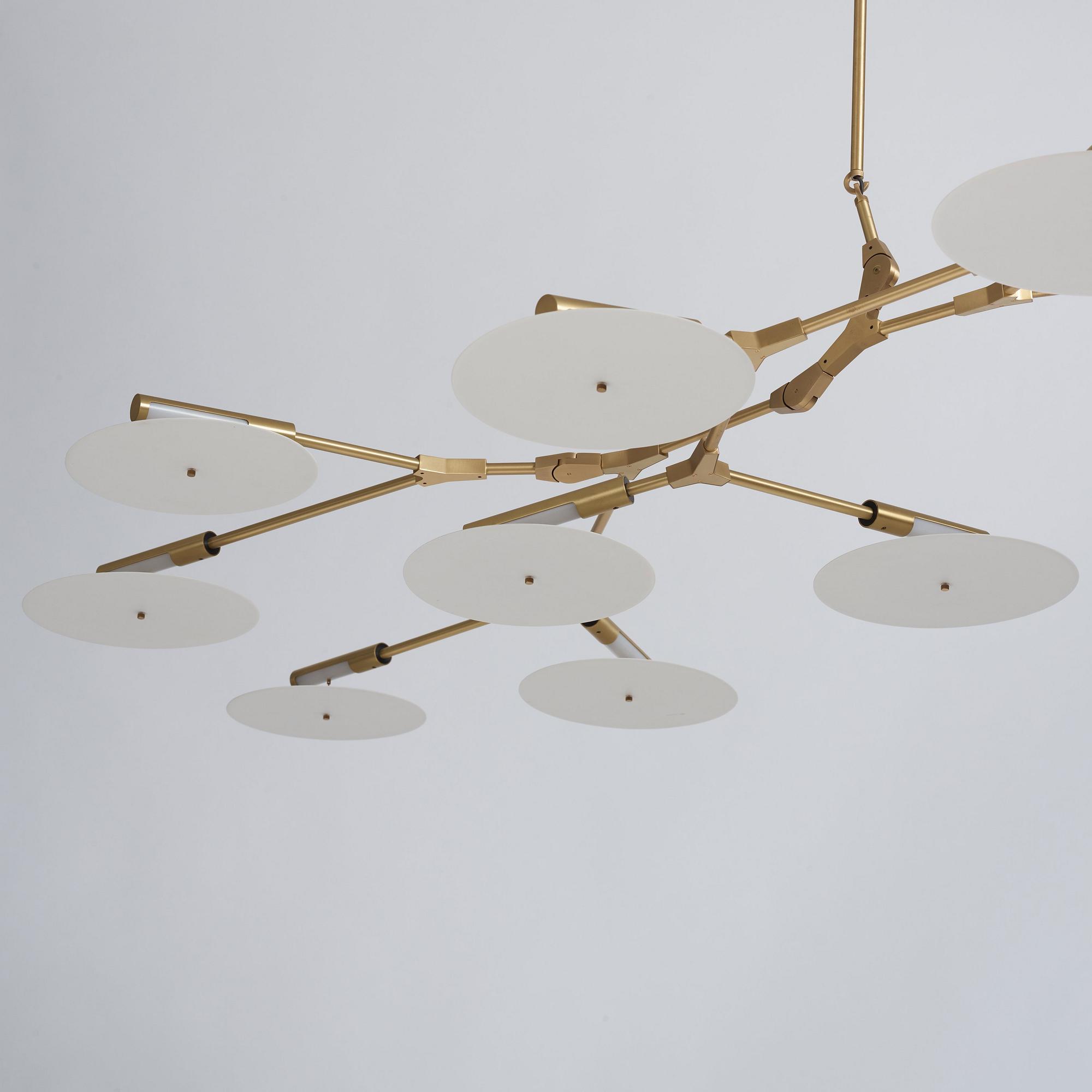 Lindsey Adelman, taklampa, "Branching Disc, BD.11.01", Studio Lindsey Adelman, Los Angeles, USA, 2016.