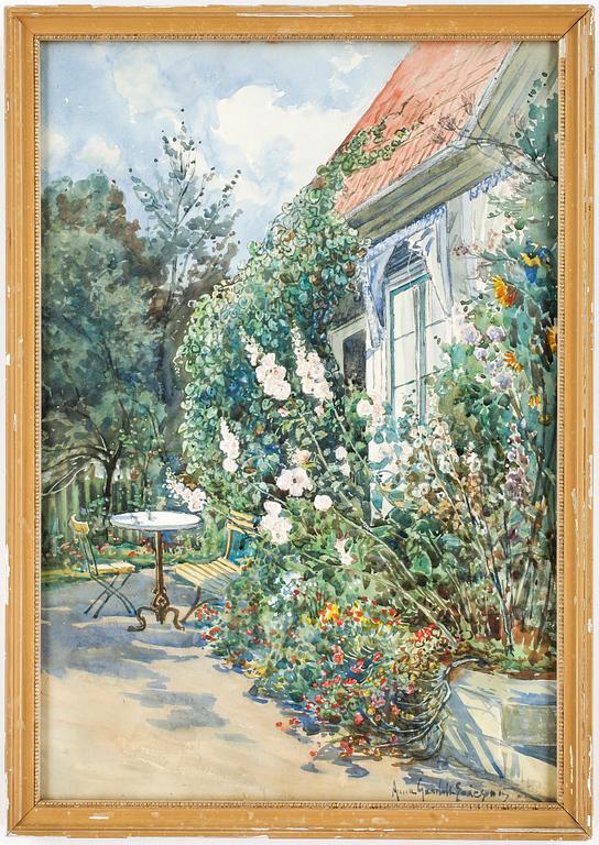ANNA GARDELL-ERICSON, akvarell, signerad.
