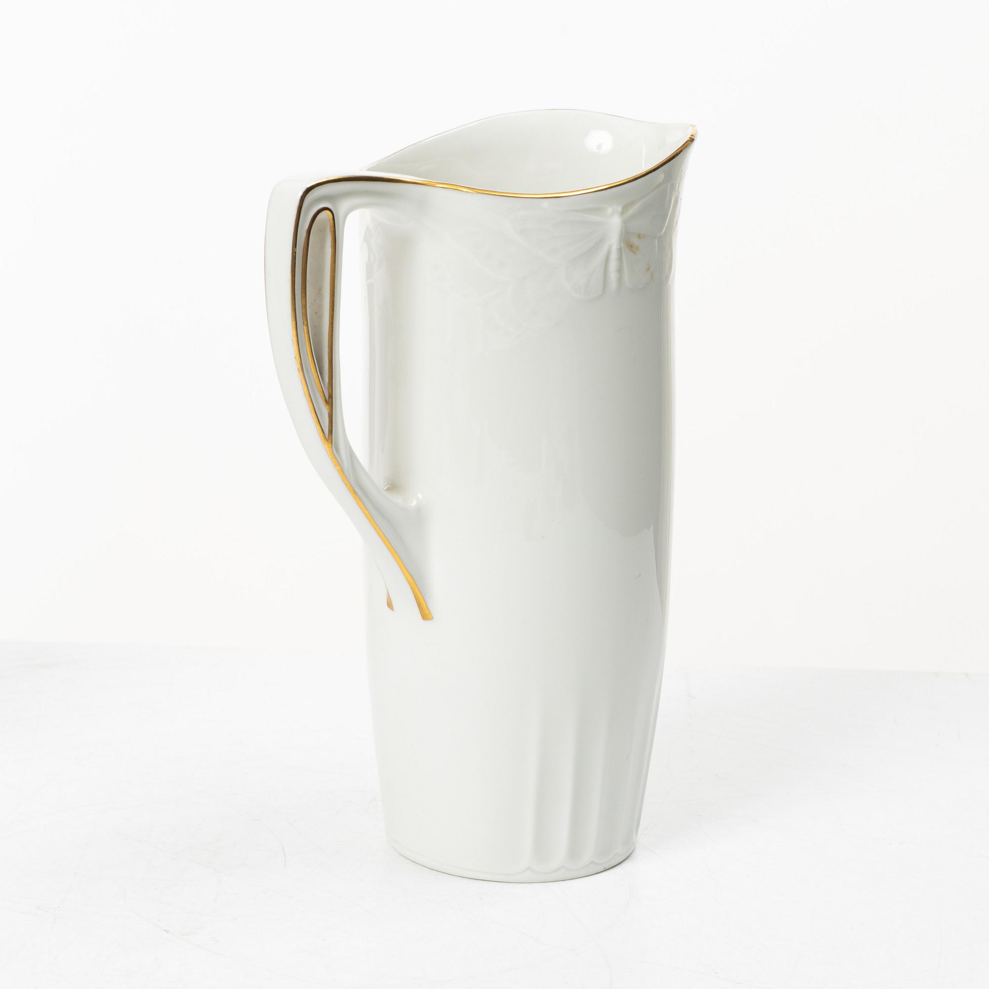 Alf Wallander, servis, 39 delar, "Trollsländan", porslin, Rörstrand, jugend, 1900-tal.