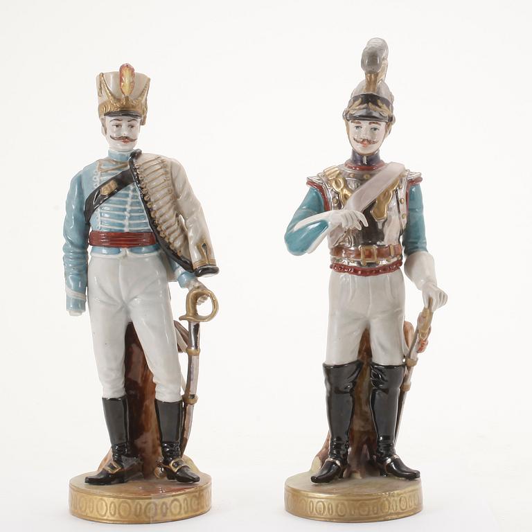 FIGURINER, 2st, porslin, Europa, 1900-tal.