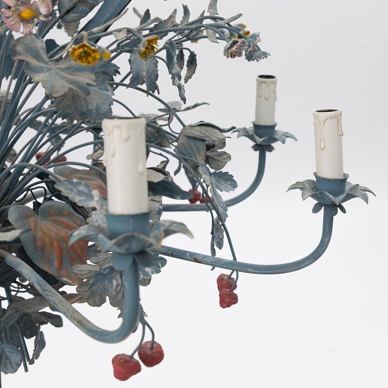 A chandelier, probably Italy, second half of the 20th Century.