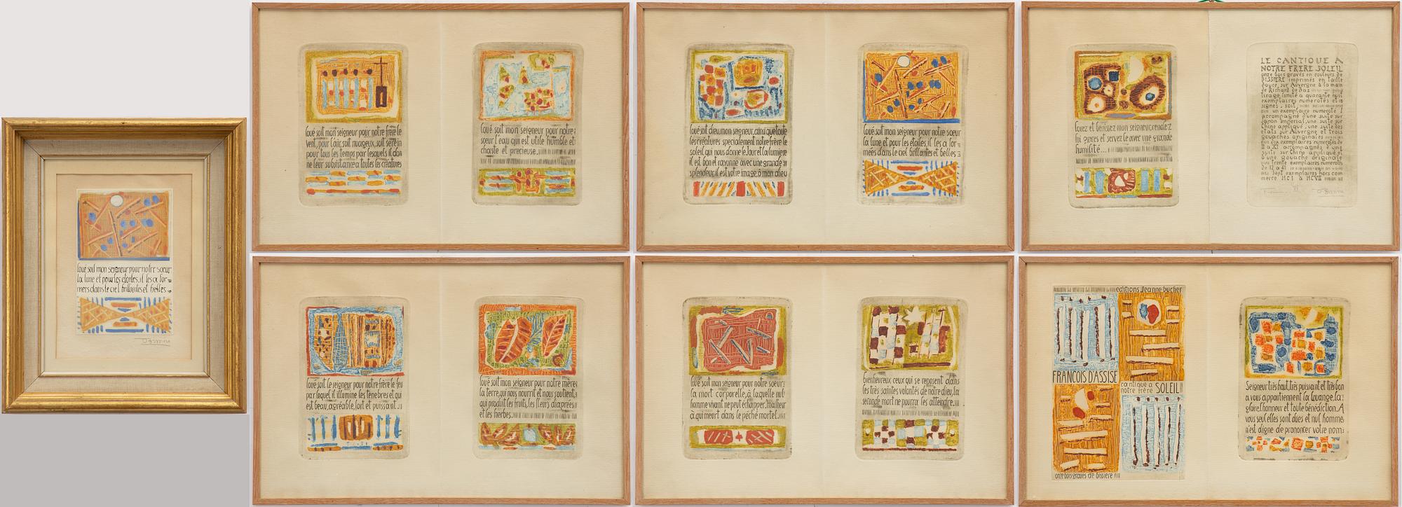 Roger Bissière, "Cantique à notre frère Soleil".