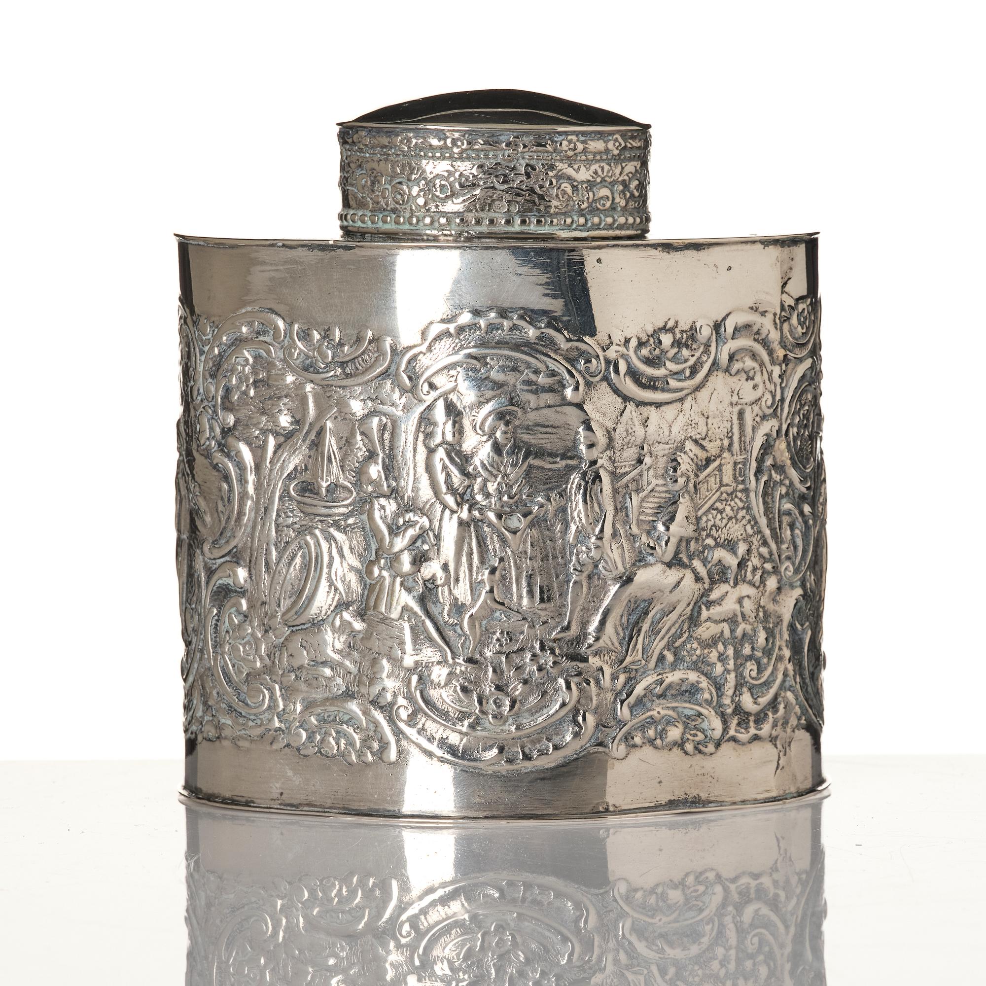 Tedos, sauceboat and cup, silver, including Ottoman Empire.