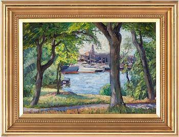 116. Prins Eugen, "Utblick mot farleden" (View of waterway).