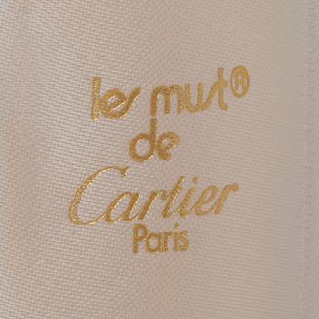 DAMUR, Cartier Santos, boett samt integrerad länk i 18K guld. Automat. Serienummer: 8090604461.