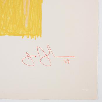 Jasper Johns, "Figure 6", from "Color Numeral Series".