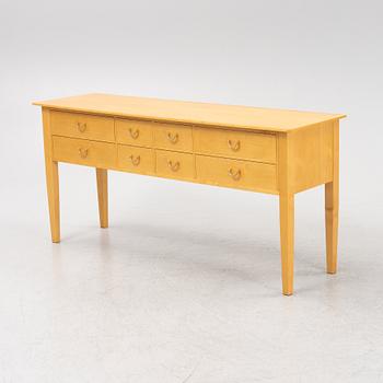A birch wood sideboard, end of the 20th Century.