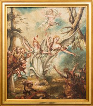 Unknown artist, an 18th century oil on canvas.