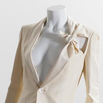 SUIT, Jean Paul Gaultier, two-pieces consisting of a jacket and pants.