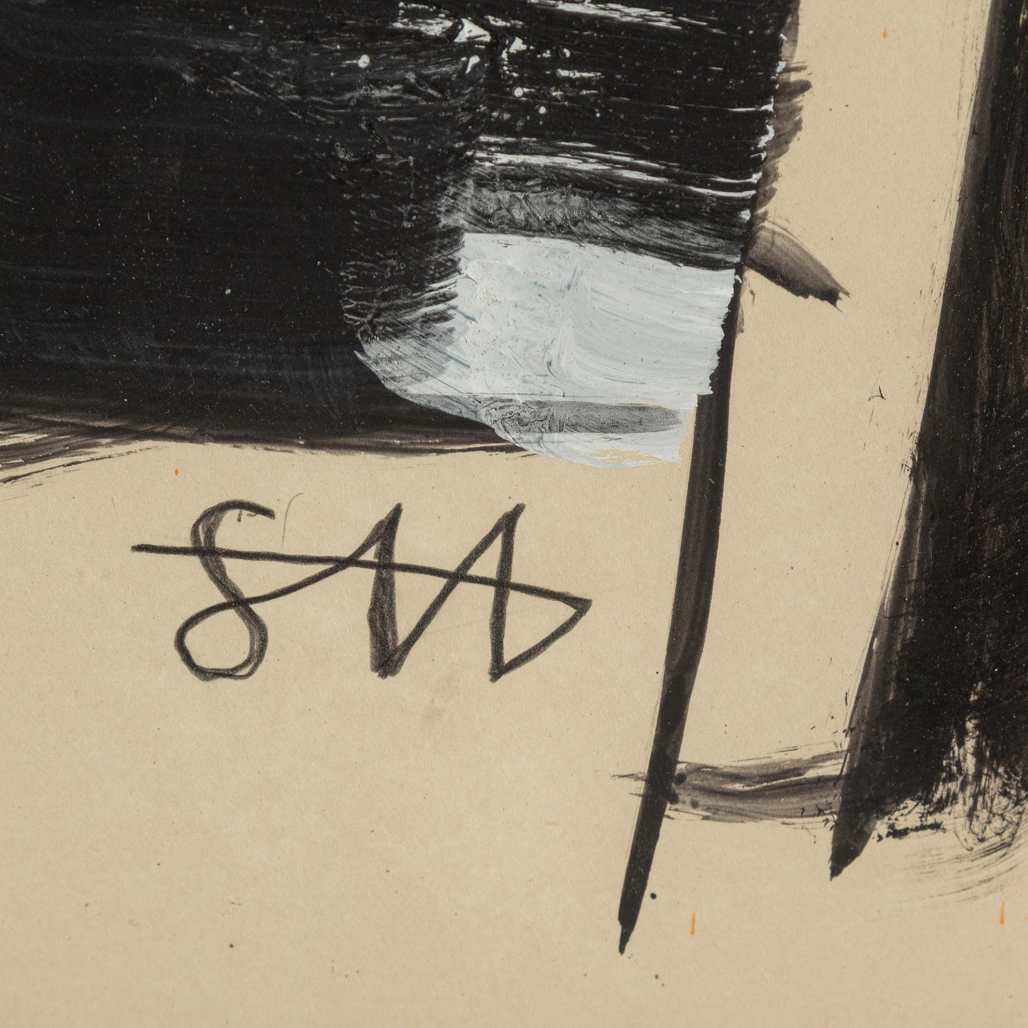 STAFFAN HALLSTRÖM, gouache & watercolour, signed.