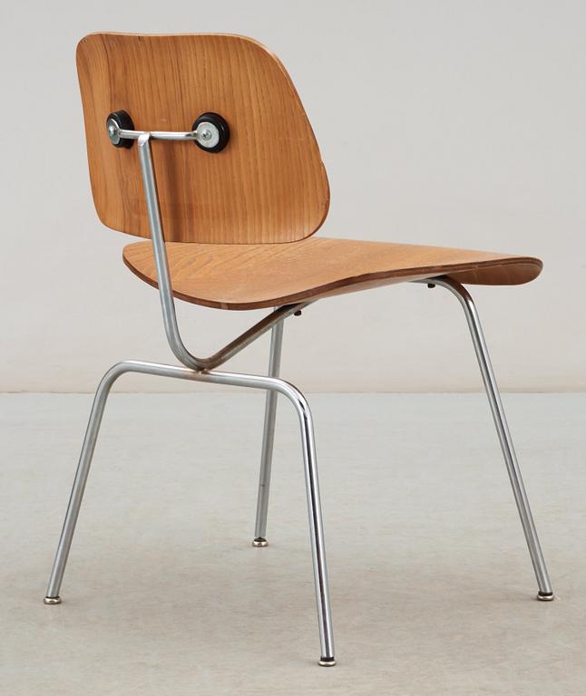 A Charles & Ray Eames 'DCM' (Dining Chair Metal), Herman Miller, USA, circa 1950.