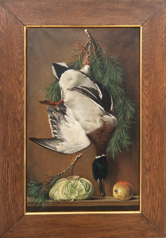 Ernst Dahl, Still Life with Bird and Vegetables.