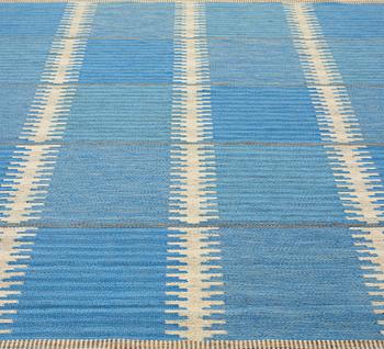 Marianne Richter, MATTO, "Rosita, blå", flat weave, ca 249,5 x 180,5 cm, signed AB MMF V MR.