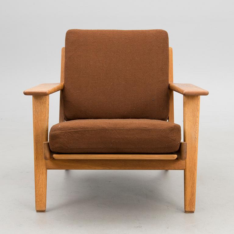 HANS J WEGNER, nojatuoli, malli GE 290, Getama Gedsted, Tanska 1900-luvun puoliväli.