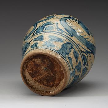 A blue and white jar, Ming dynasty (1368-1643).