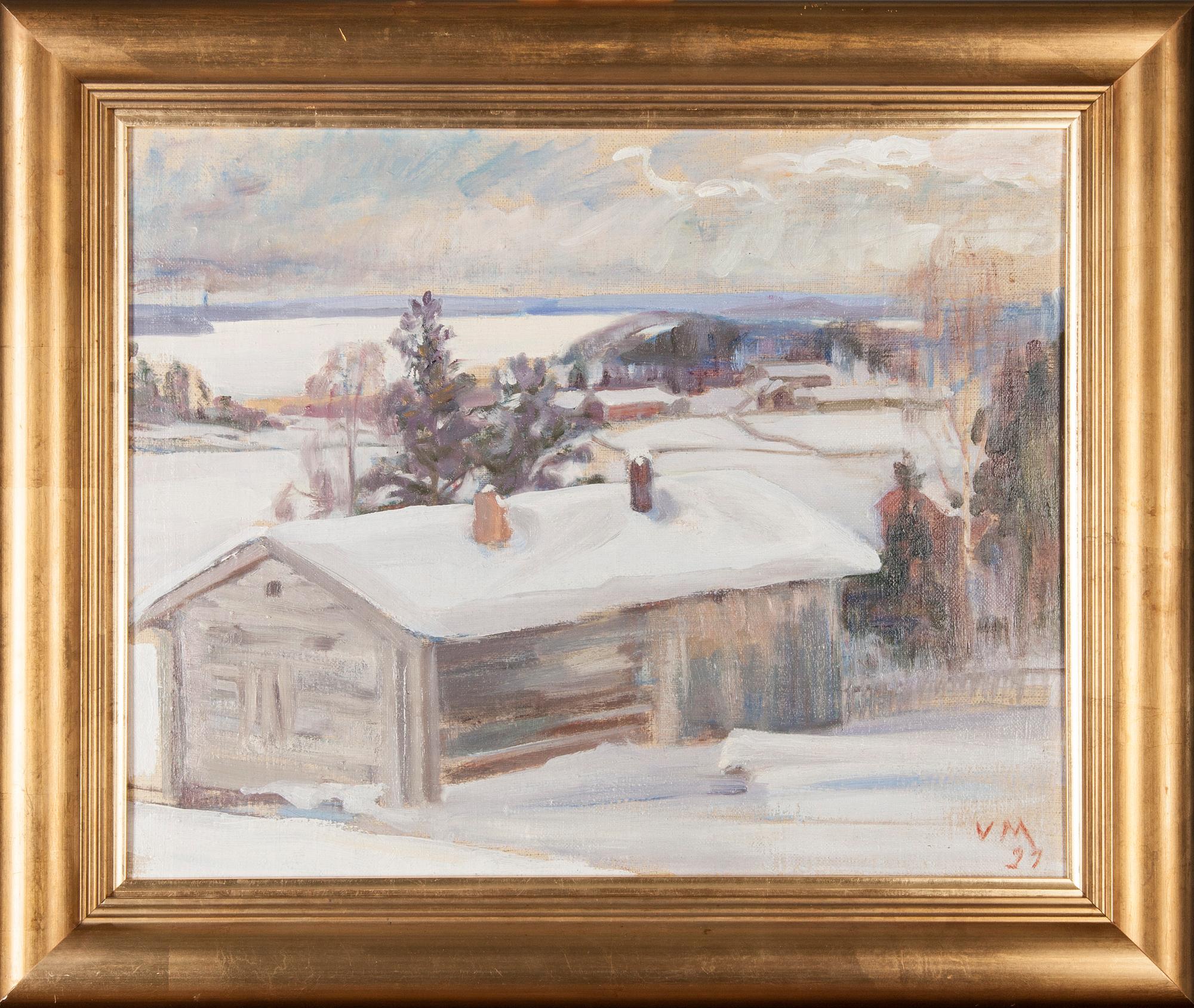 VIVI MUNSTERHJELM, olja på duk, signerad VM, daterad 21.