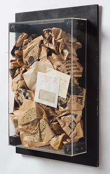 Arman (Armand Pierre Fernandez), "Papier Poubelles / Wastepaper Basket" from Édition MAT 64.