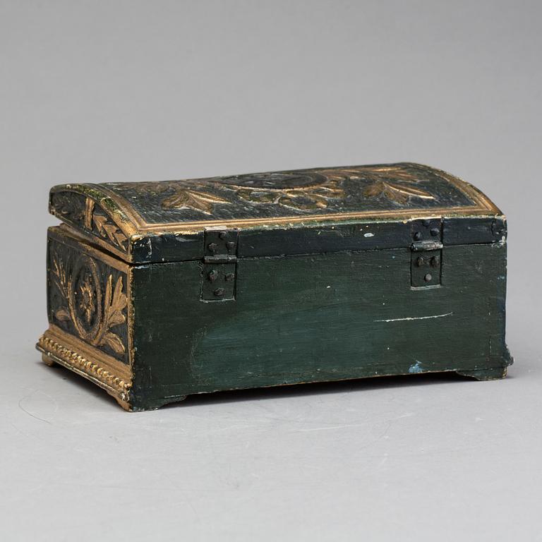 A Late Gustavian casket around 1800.