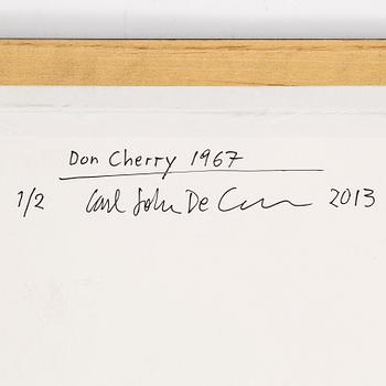 CARL JOHAN DE GEER, photograph signed and numbered 1/2 and dated 2103 on the back of the frame.