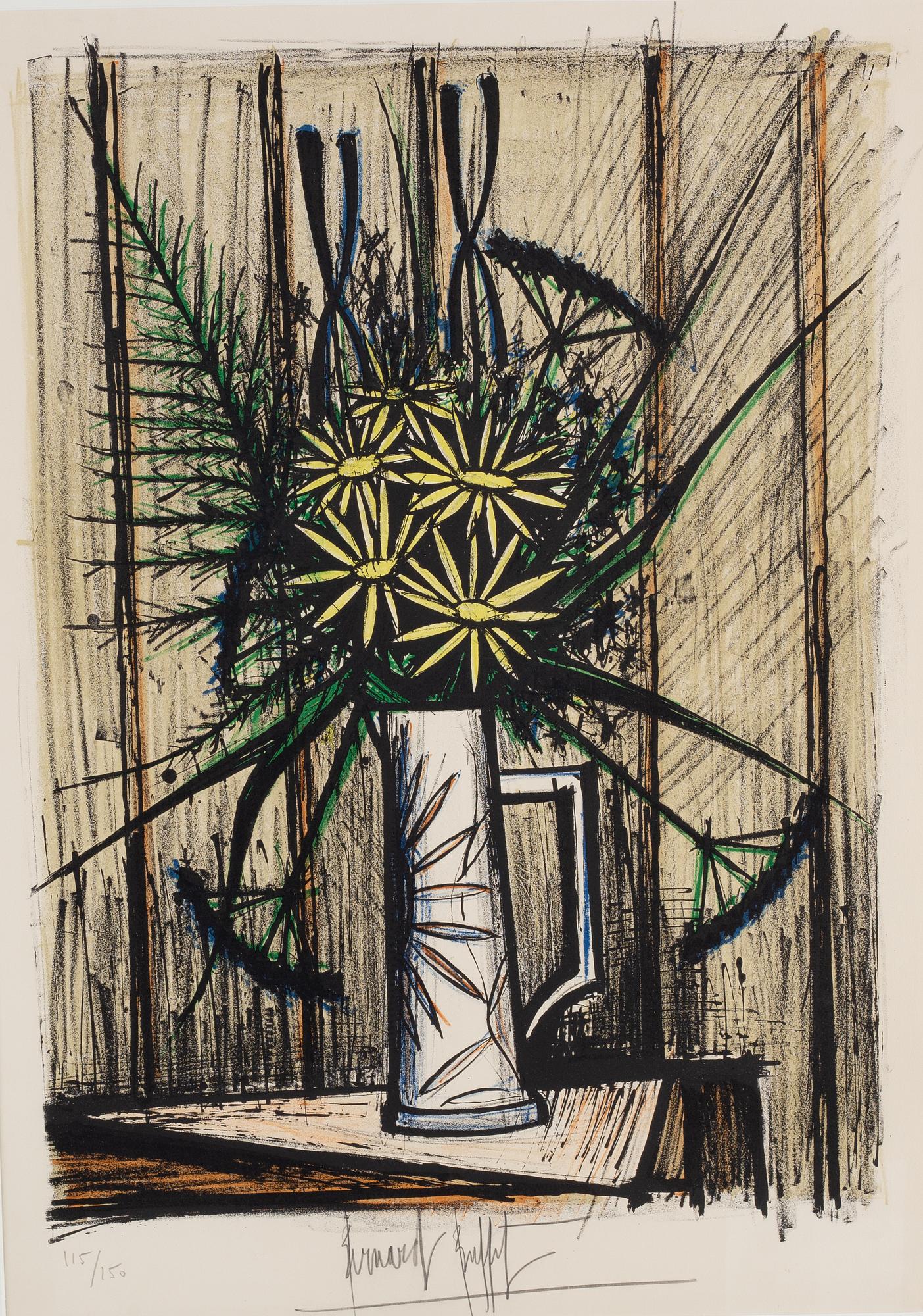 Bernard Buffet, lithograph in colours, 1970, signed 115/150.