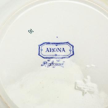 An earthenware tableware set of 78 pcs, "Arona" by Rörstrand, in production 1902-1910.