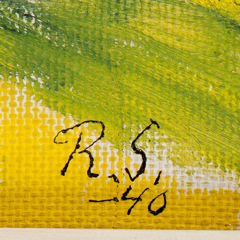 RAGNAR SANDBERG, signed R.S. and dated -40. Oil on canvas.