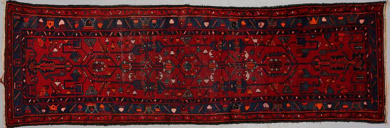 GALLERIMATTA, Hamadan, 1900-talets senare del, 302 x 96 cm.