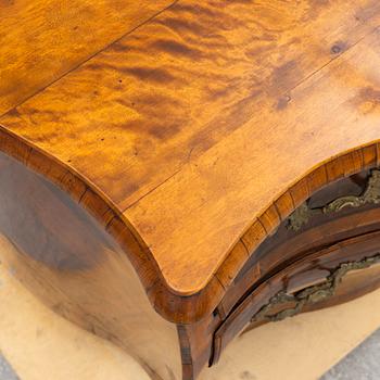 A Rococo chest of drawers, 18th century.
