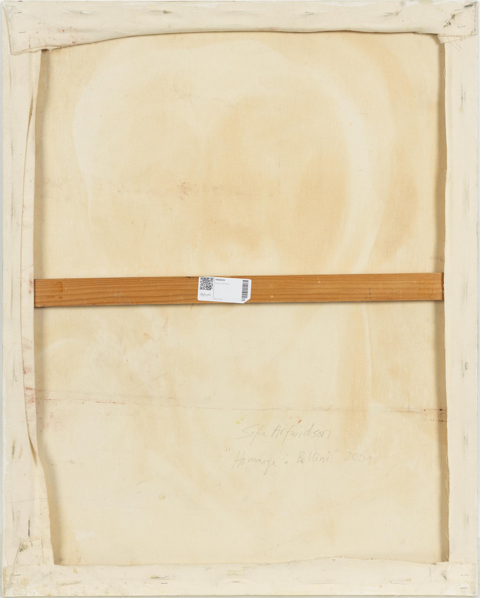 Sofie Arfwidsson, "Hommage a Bellini".