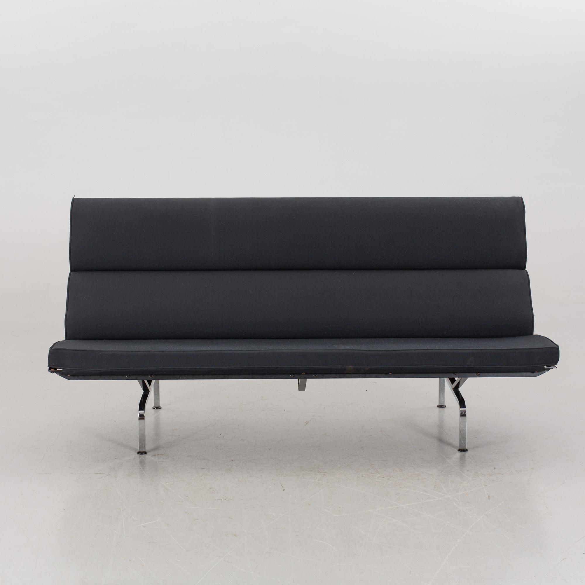 CHARLES & RAY EAMES a 1999 Vitra "Compact sofa".