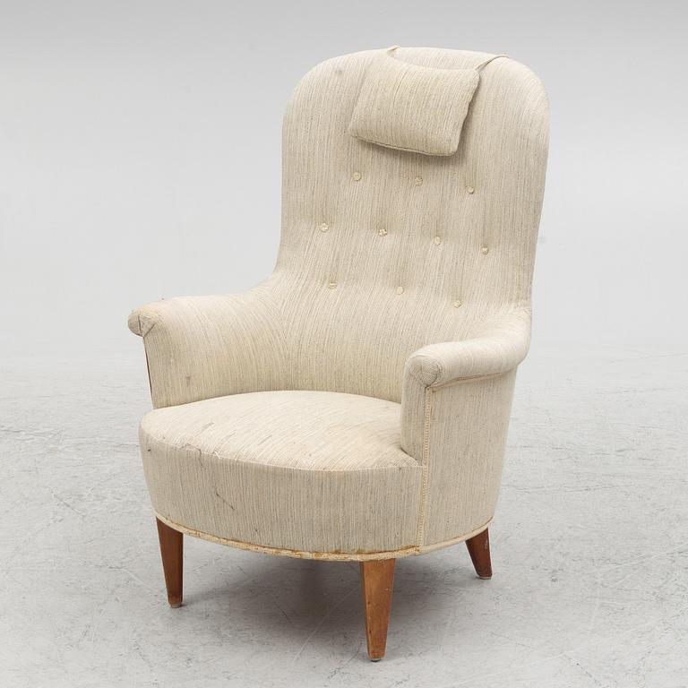 Carl Malmsten, a 'Marino' armchair, second half of the 20th Century.