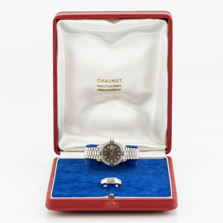Rolex, Lady-Datejust, "King Hassan", "Chaumet", ca 1978.